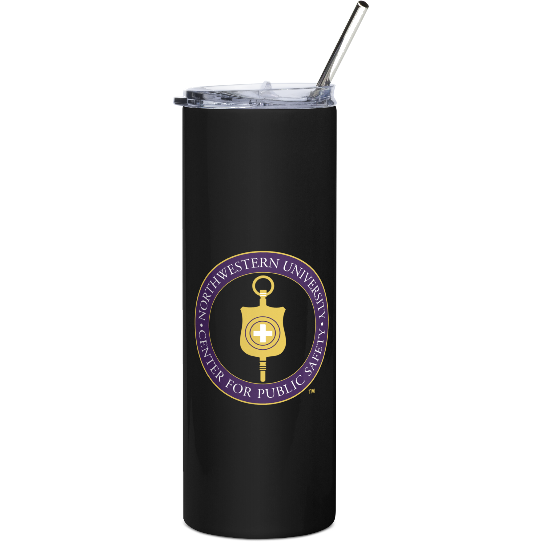 Stainless steel tumbler Northwestern Center for Public Safety
